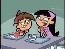 Trixie Tang Timmy Turner GIF - Trixie Tang Timmy Turner Chin Caress GIFs