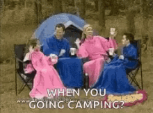 Family Camping GIF - Family Camping Robe GIFs