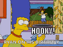 Trampoline Homer Simpson GIF - Trampoline Homer Simpson Playing Hooky GIFs