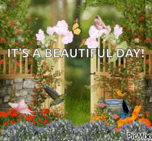 Flowers Sparkles GIF - Flowers Sparkles Beautiful Day GIFs