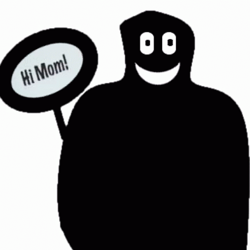 Hi Mom Man Sticker - Hi Mom Man Sign - Discover & Share GIFs