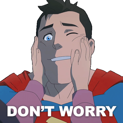 Dont Worry Superman Sticker - Dont Worry Superman Jack Quaid Stickers