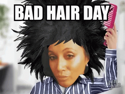Funny Bad Hair Day GIFs | Tenor