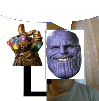 Thanos Sticker - Thanos Stickers