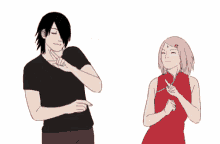 Sasuke And Sakura Dance GIF - Sasuke And Sakura Dance Dancing GIFs