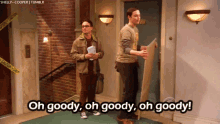 Sheldon Oh Goody GIF - Sheldon Oh Goody Happy Dance GIFs