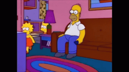 Homer Sofa GIF - Homer Sofa Fall - Discover & Share GIFs