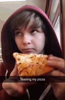 Teasing Pizza GIF - Teasing Pizza Edging GIFs