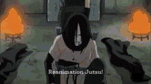 Orochimaru Reanimation Jutsu GIF