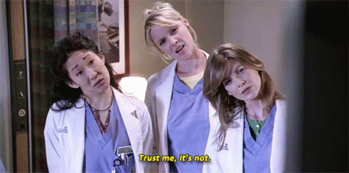 Greys Anatomy Trust Me Its Not GIF - Greys Anatomy Trust Me Its Not Its Not GIFs