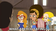What Are You Saying Big Mouth GIF - What Are You Saying Big Mouth What Are You Talking About GIFs