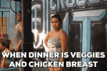When Dinner Is Veggies And Chicken Brest Ugh GIF - When Dinner Is Veggies And Chicken Brest Ugh No GIFs