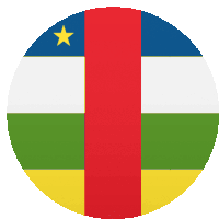 Central African Republic Flags Sticker - Central African Republic Flags Joypixels Stickers