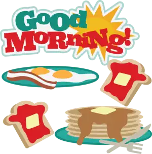 Good Morning Pancakes Sticker - Good Morning Pancakes Egg And Bacon Stickers