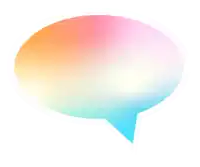 a colorful speech bubble with the words word ook bloed-of on it