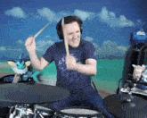 The8bitdrummer Double GIF - The8bitdrummer Drum Double GIFs