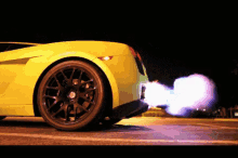 Fire Exhaust - Car GIF