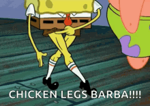 legs spongebob squarepants patrick star