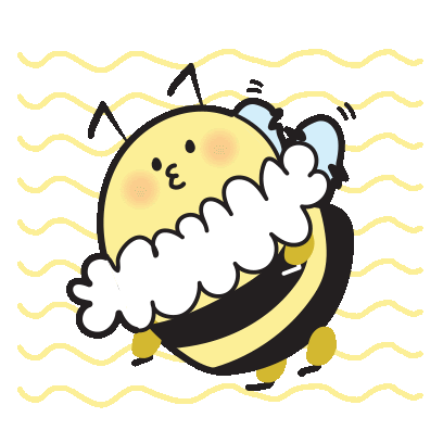 Animal Bee Sticker - Animal Bee Cute Stickers