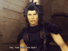 Zack Fair How About One Date GIF - Zack Fair How About One Date Final Fantasy GIFs