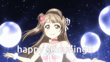 Anime Happy Stimming GIF - Anime Happy Stimming Love Live GIFs