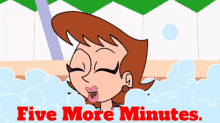 Johnny Test Lila Test GIF - Johnny Test Lila Test Five More Minutes GIFs