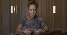 Text It Text Me GIF - Text It Text Me Hit Me Up GIFs