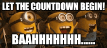 Let The Countdown Begin Baahhhhhhh GIF