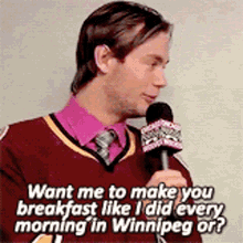 Eddie Lack Want Me To Make You Breakfast Like I Did GIF - Eddie Lack Want Me To Make You Breakfast Like I Did Every Morning In Winnipeg Or GIFs