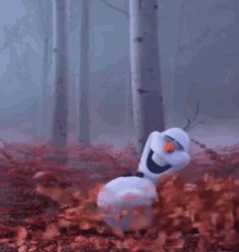 Frozen2 Olaf GIF - Frozen2 Olaf Leaves GIFs