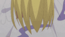 a cartoon character is standing in a room with a yellow scarf around her neck
