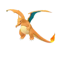 a cartoon dragon is flying in the air with a fire tail