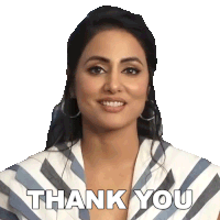 Thank You Hina Khan Sticker - Thank You Hina Khan Pinkvilla Stickers