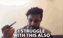 I Struggle With This Also Abish Mathew GIF - I Struggle With This Also Abish Mathew I Find It Hard GIFs