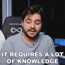 It Requires A Lot Of Knowledge Ignace Aleya GIF - It Requires A Lot Of Knowledge Ignace Aleya It Needs Some Skills GIFs