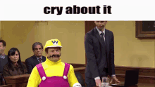 Cry About It Wario Snl GIF - Cry About It Wario Snl Wario GIFs