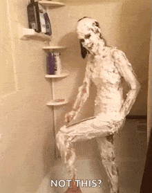Shower Showering GIF - Shower Showering Shaving GIFs