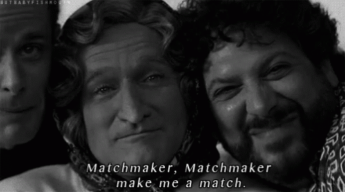 Match Maker Robin Williams GIF - Match Maker Robin Williams Make
