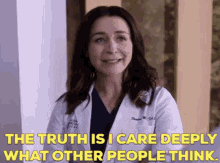 Greys Anatomy Amelia Shepherd GIF - Greys Anatomy Amelia Shepherd The Truth Is I Care Deeply GIFs