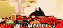 No Face Eat Everything GIF - No Face Eat Everything Spirited Away GIFs