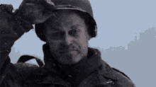 Band Of Brothers Hats Off GIF - Band Of Brothers Hats Off Medic GIFs