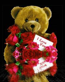 I Love You I Love You Teddy Bear GIF