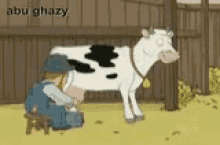 moo cow milking