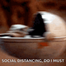 Social Distancing Baby Yoda GIF - Social Distancing Baby Yoda Pandemic GIFs
