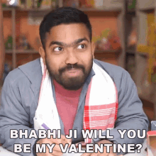 Bhabhi Ji Will You Be My Valentine Vibhu Varshney GIF - Bhabhi Ji Will You Be My Valentine Vibhu Varshney Guddu Bhaiya GIFs