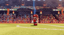 Mario Strikers Battle League Mario GIF - Mario Strikers Battle League Mario Waving GIFs