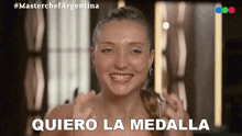 Quiero La Medalla Maria Sol Ferrero GIF - Quiero La Medalla Maria Sol Ferrero Masterchef Argentina GIFs