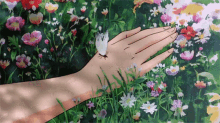 Butterfly Hand GIF - Butterfly Hand Flowers GIFs