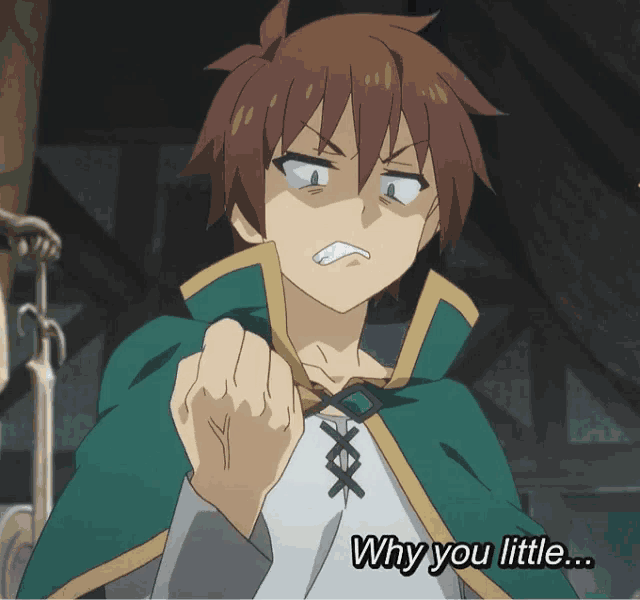 Idade do Kazuma #anime #konosuba 