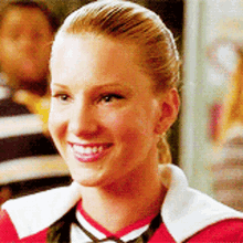 Glee Brittany Pierce GIF - Glee Brittany Pierce Smile GIFs